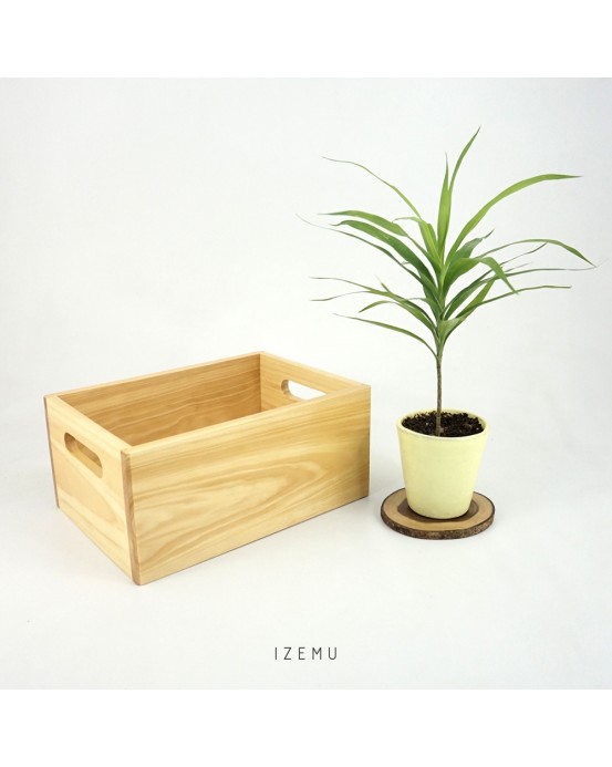 IZEMU WAKU A5 - Wooden Box / Crate/ Kotak/ Kerat /Container Kayu Pinus