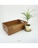 IZEMU WAKU TEAK CRATE A4 - Wood Box Kotak Kerat Container Kayu Jati